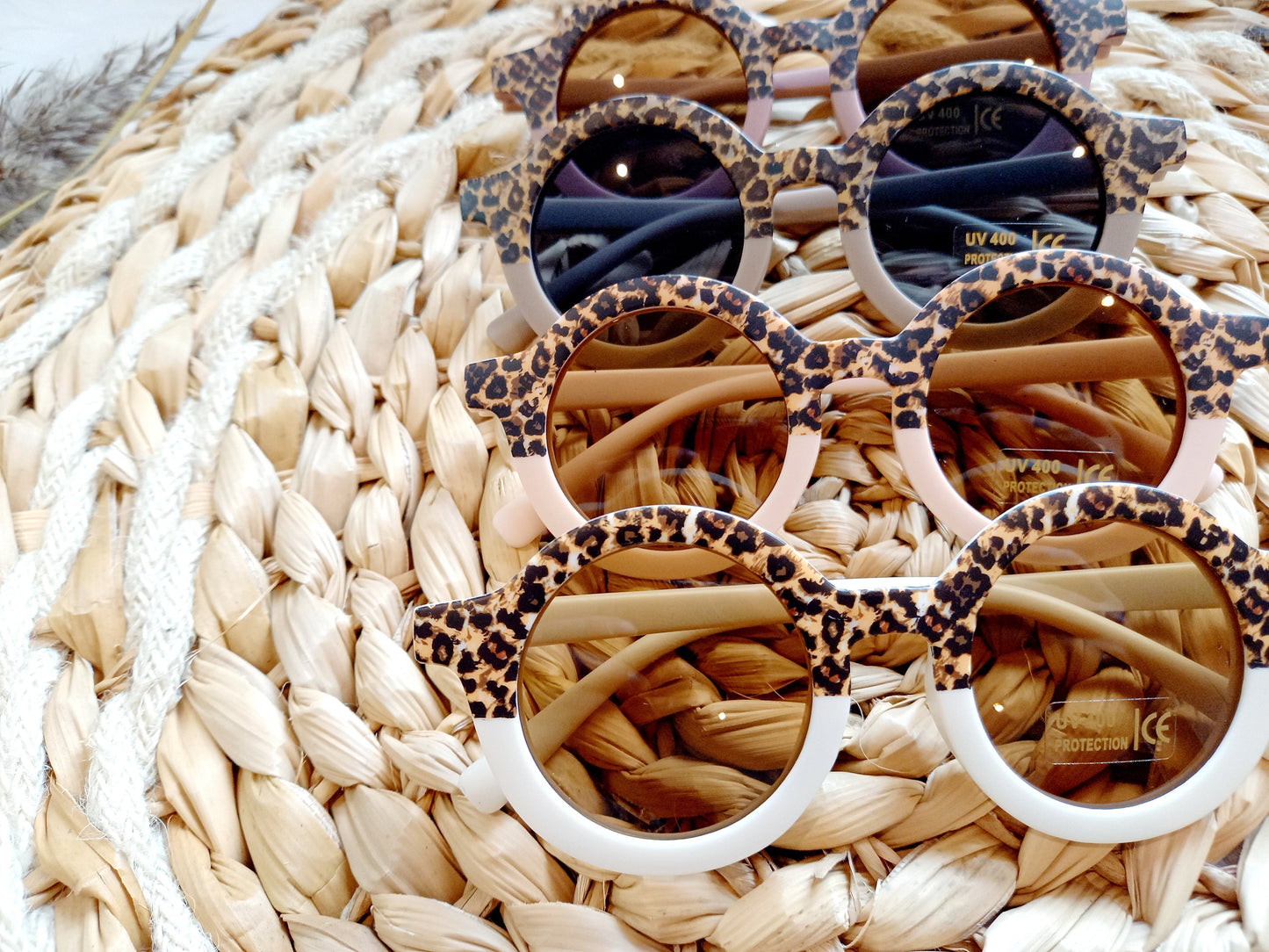 Zonnebril Retro leopard kids | Kinderzonnebril