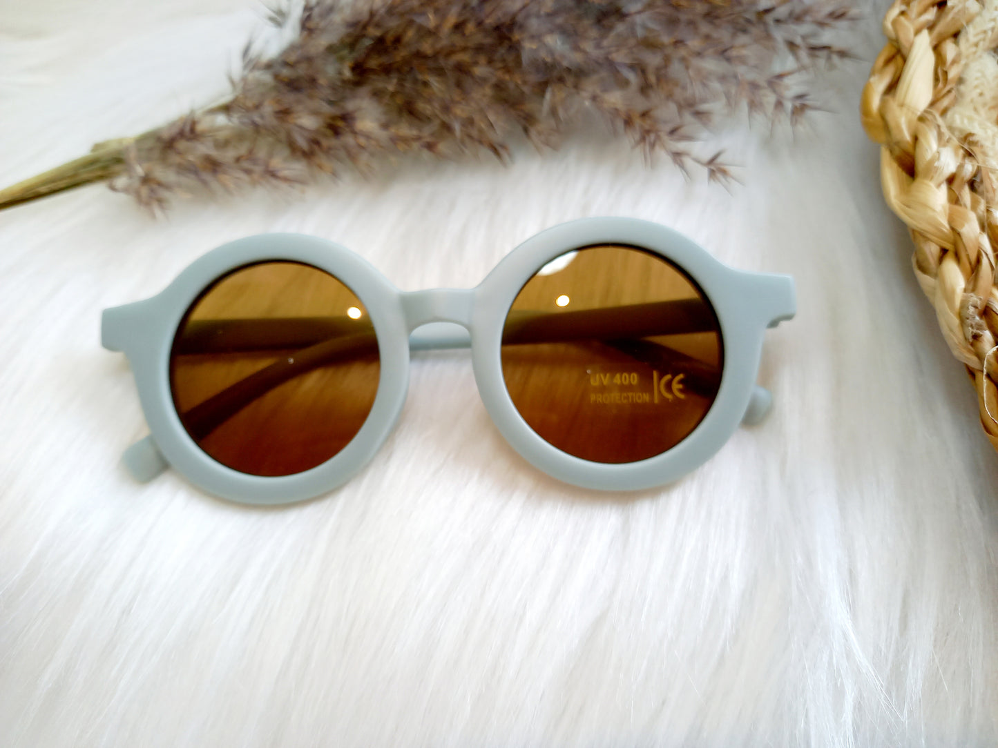 Zonnebril retro blauw kids | Kinderzonnebril