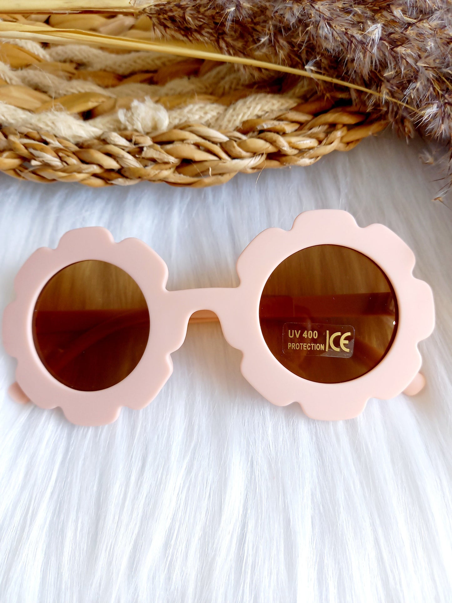 Zonnebril kids Bloem blush | Kinderzonnebril