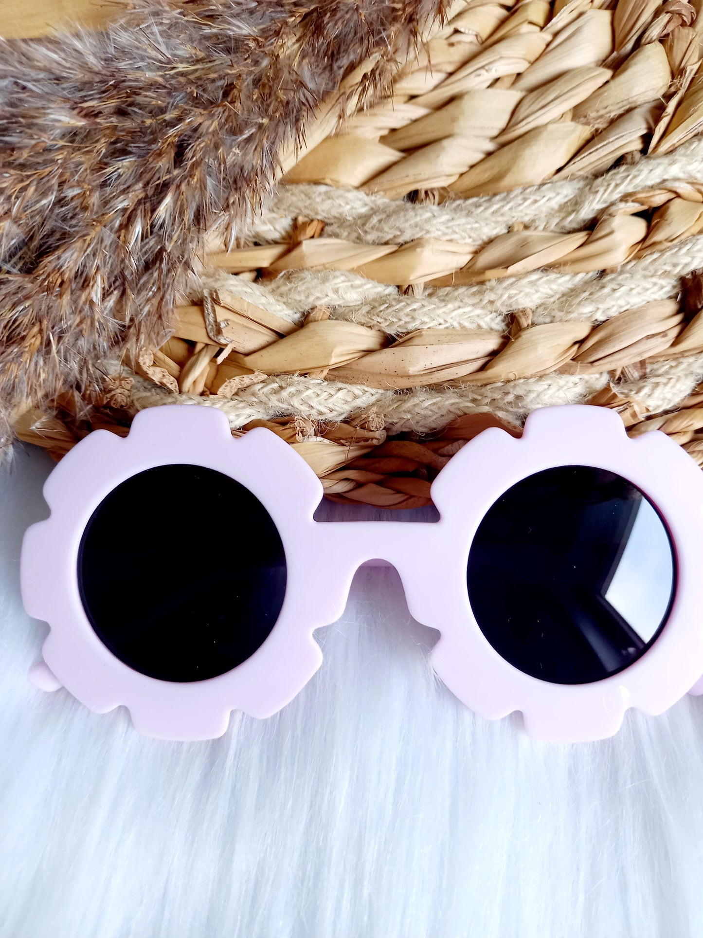 Zonnebril kids Bloem lila | Kinderzonnebril