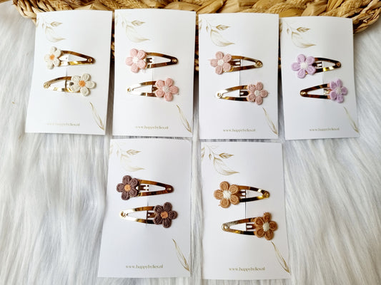 Haarspeldje bloem mini