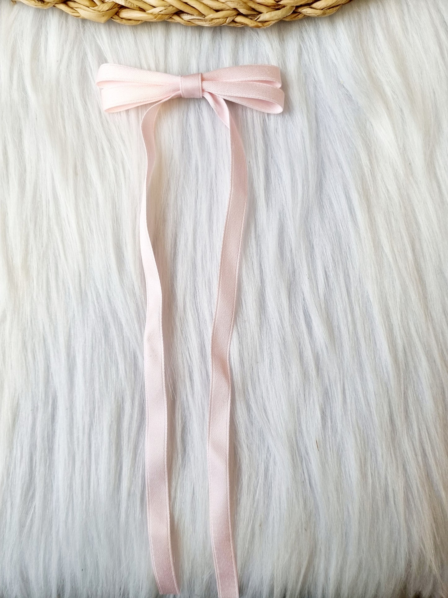 Haarspeldje Strik (lint) Viola light pink