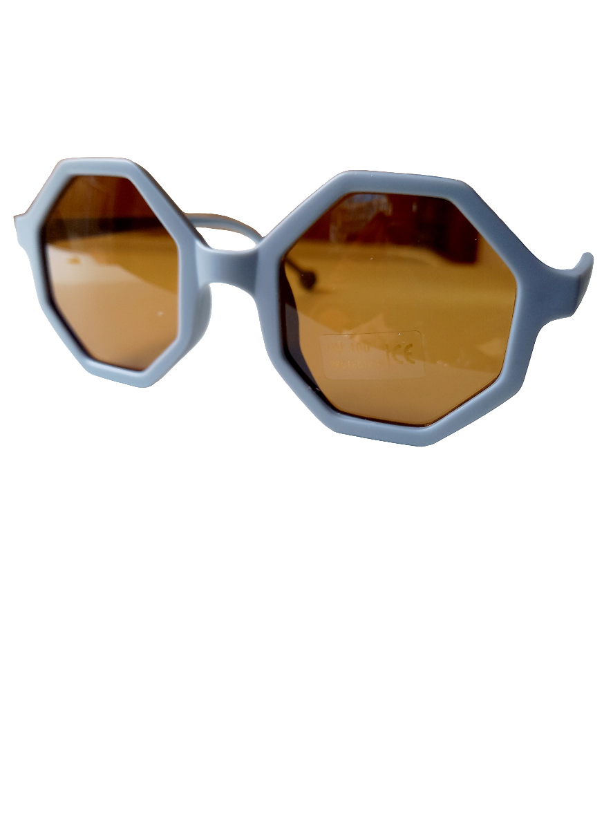 Kinderzonnebril sunny vergrijsd blauw