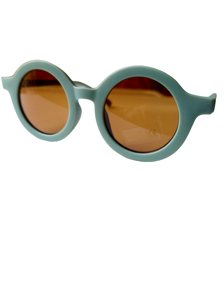 Kinderzonnebril retro groen