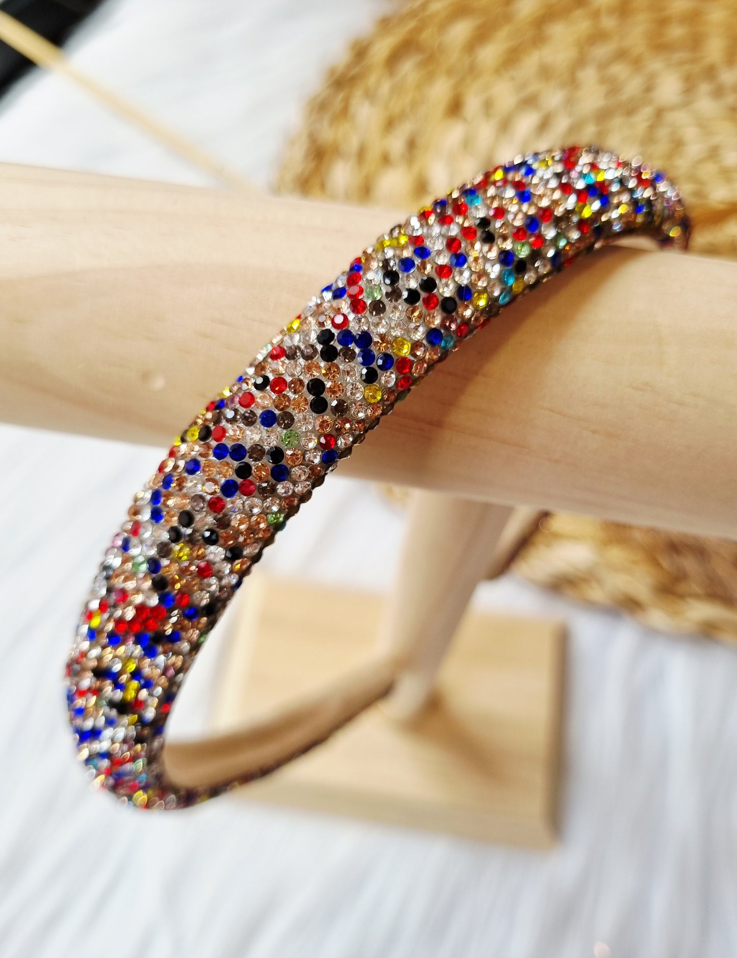 Diadeem strass multi color