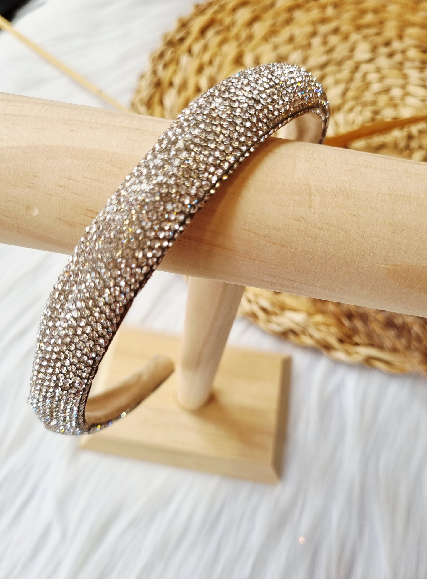 Diadeem strass zilver
