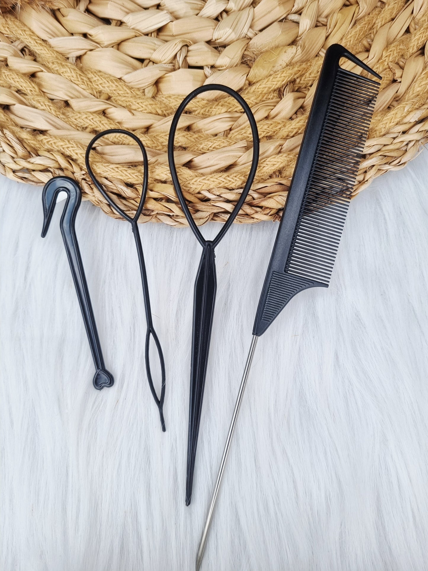 Haar Styling Tool Set – 4-delig zwart