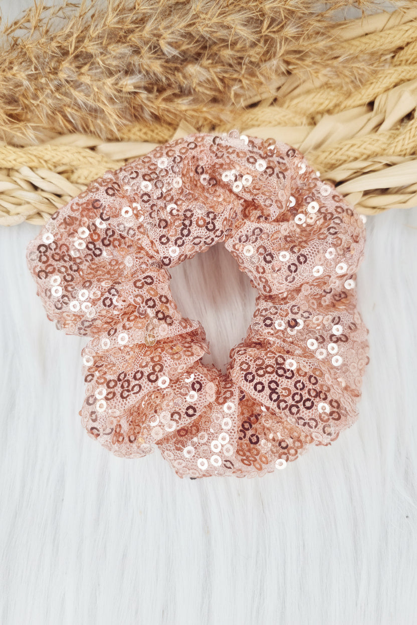 Scrunchie Sparkle Rosé
