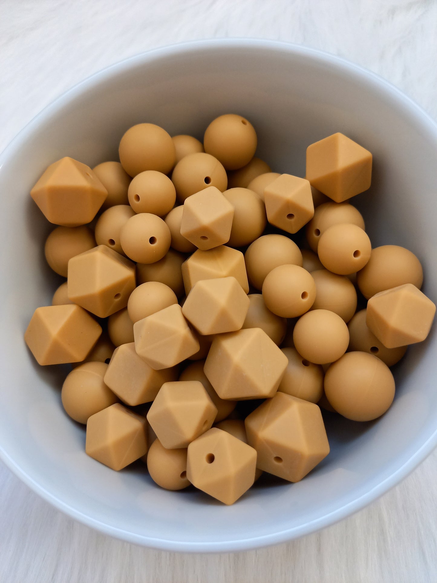Siliconen kralen camel, diy, ronde kralen, hexagon kralen