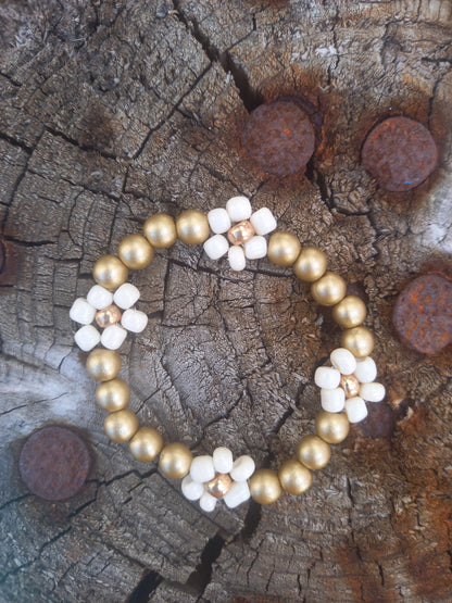 daisy kinderarmband goud
