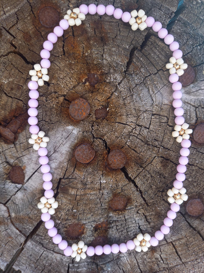 daisy kinderketting lila