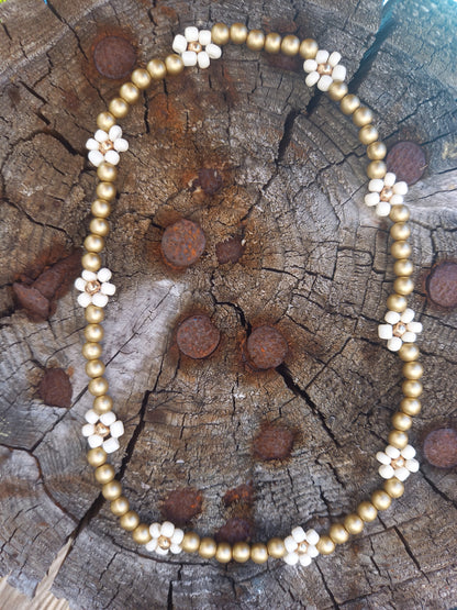 daisy kinderketting goud