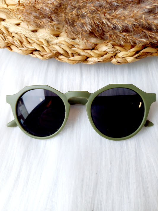 Kinderzonnebril Beach groen | zonnebril