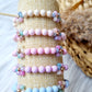 Kinder armband Daisy pastel