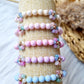 Kinder armband Daisy pastel