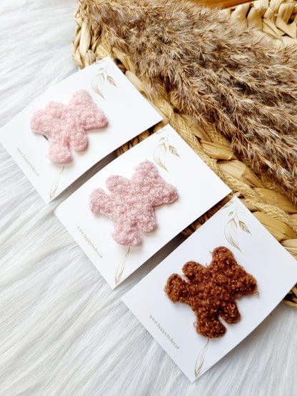 Haarspeldje anti slip beer teddy