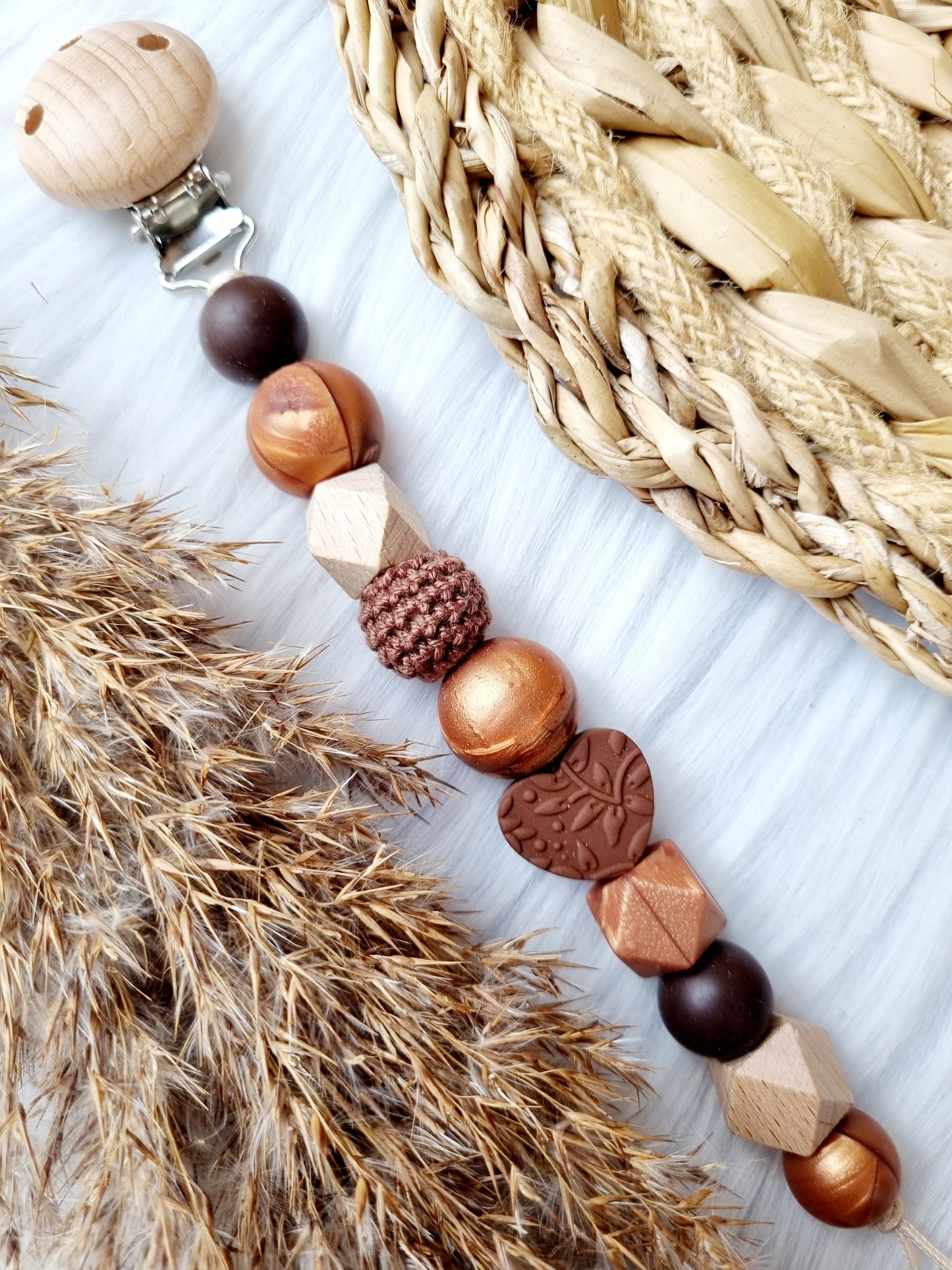 Speenkoord gegraveerd