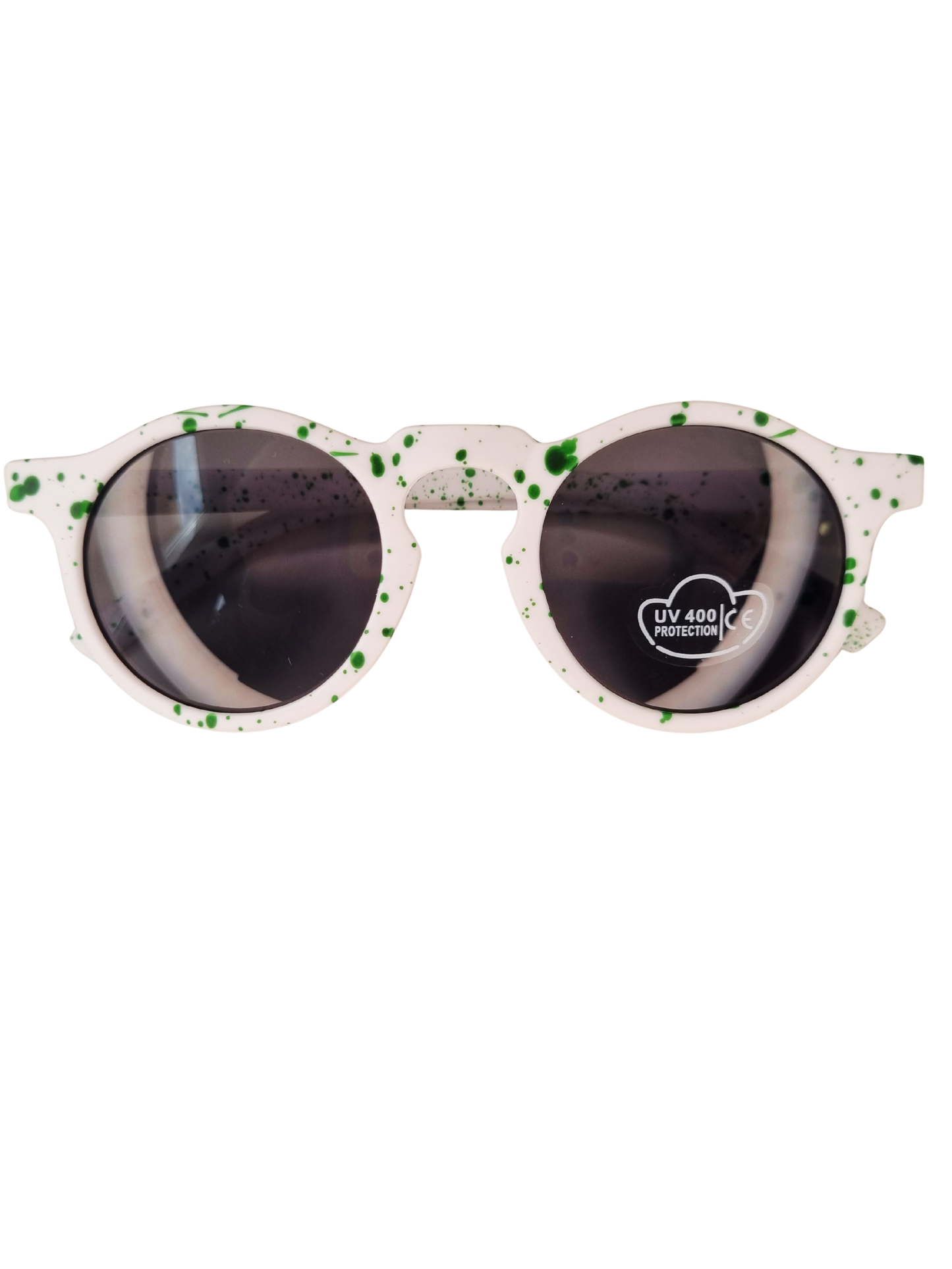 Kinderzonnebril Beach speckle groen | zonnebril