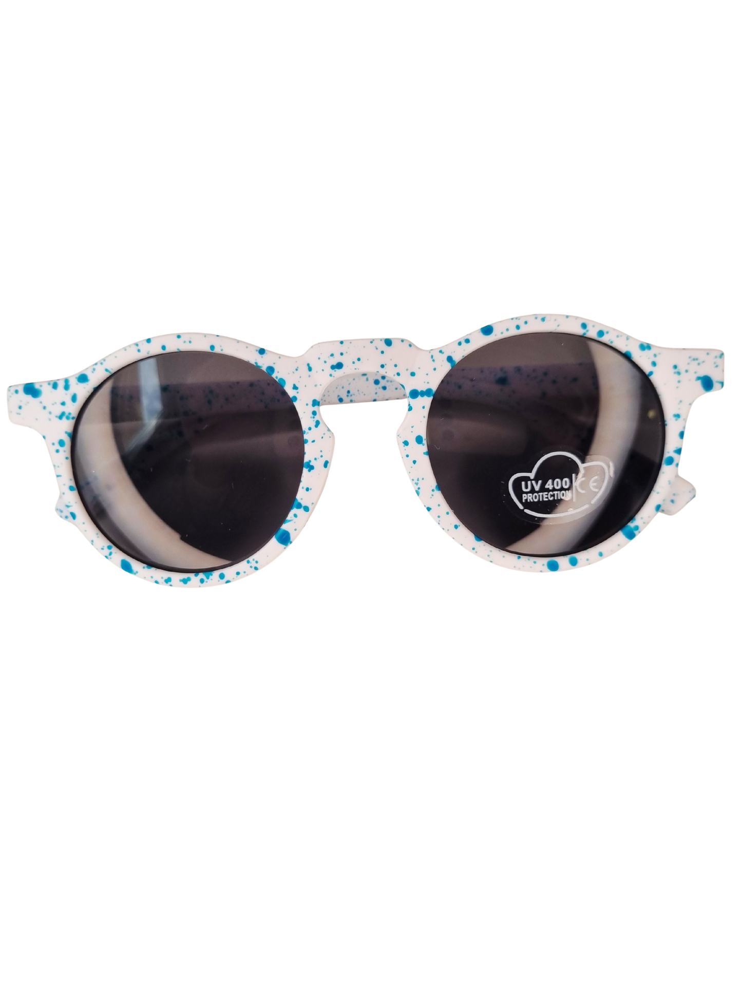Kinderzonnebril Beach speckle blauw | zonnebril