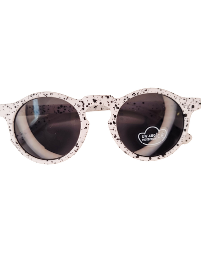Kinderzonnebril Beach speckle zwart | zonnebril