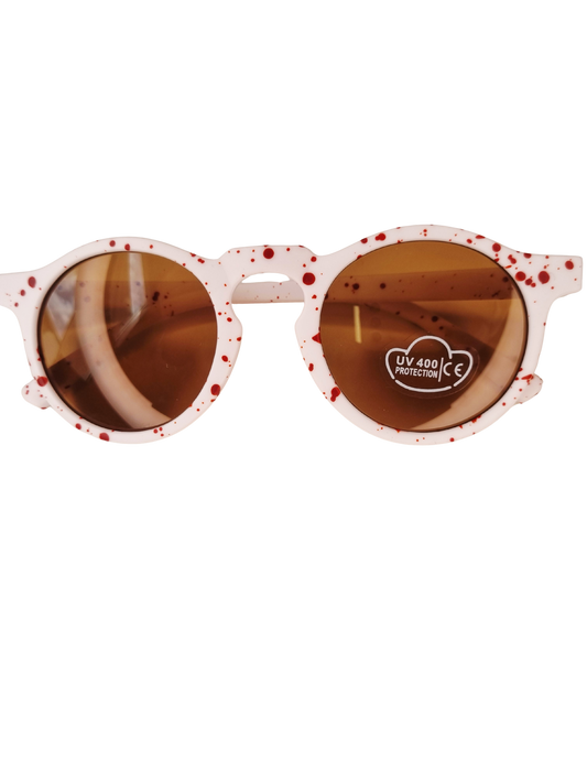 Kinderzonnebril Beach speckle bordeau | zonnebril