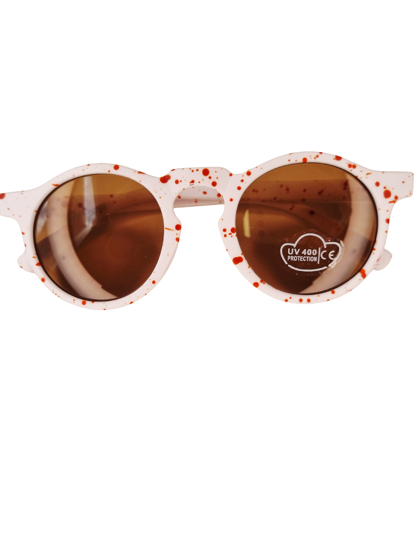 Kinderzonnebril Beach speckle rood | zonnebril