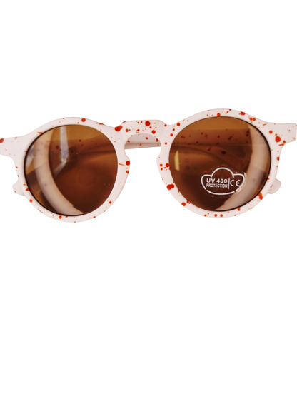 Kinderzonnebril Beach speckle rood | zonnebril