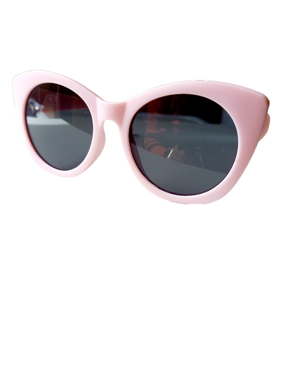 Kinderzonnebril sparkle licht roze