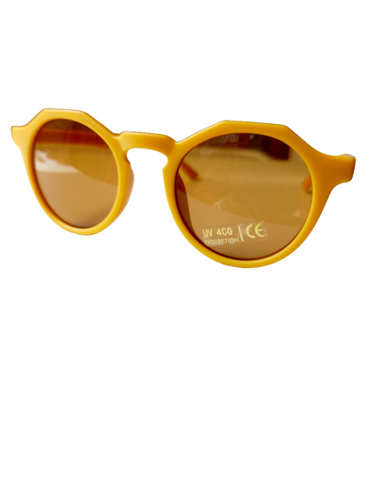 Kinderzonnebril beach geel