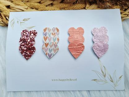 Leatherlook anti-slip haarspeldjes elin hart