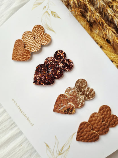 Leatherlook anti-slip haarspeldjes lois hart