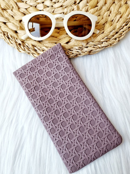zonnebril etui chic aubergine