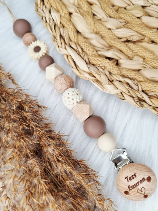 Speenkoord gegraveerd