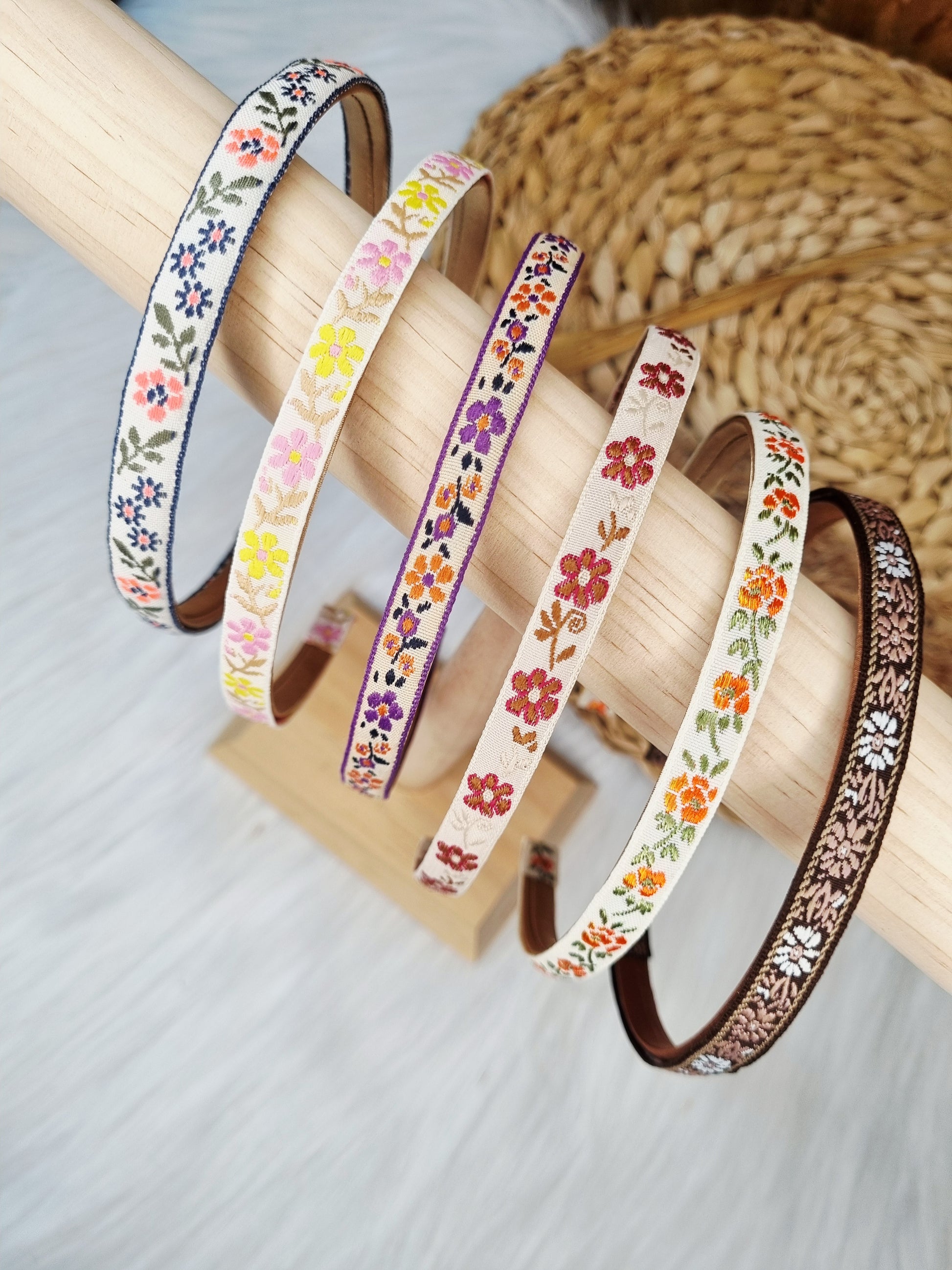 Boho diadeem bloemen