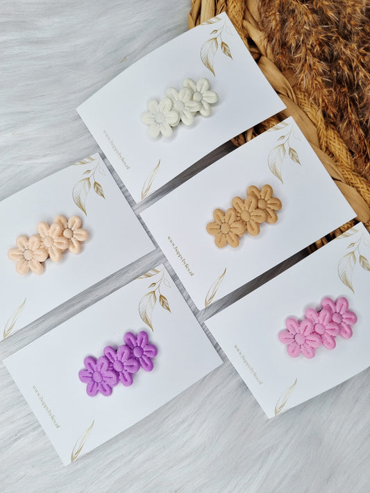 Anti-slip haarspeldje bloem soft
