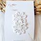 Haarspeldje anti slip blossom wit 