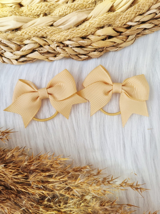 Haarelastiekje strik (lint) Fayen 2 stuks