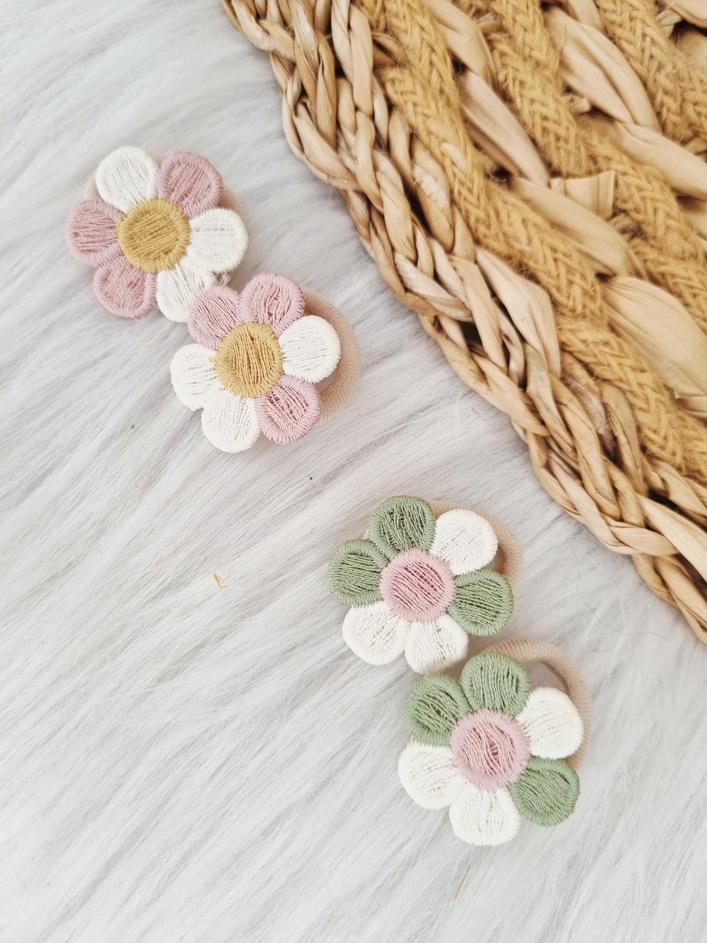 Mini haarelastiekjes Lily 2 stuks