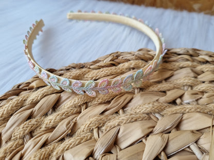 Diadeem hearts pastel 