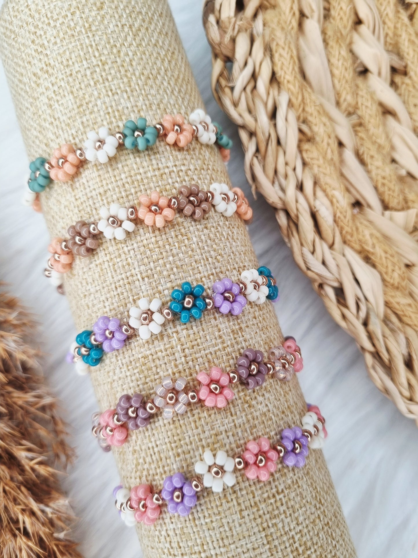 Daisy armband – Miyuki kralen