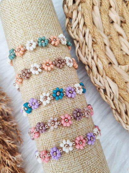 Daisy armband – Miyuki kralen