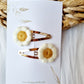 Haarspeldje jasmin 2 stuks creme 