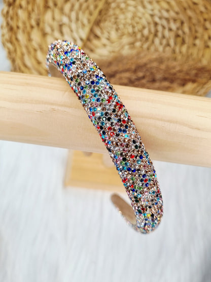 Diadeem strass Multicolor