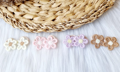 Mini haar elastiekjes Cherry blossom 2 stuks
