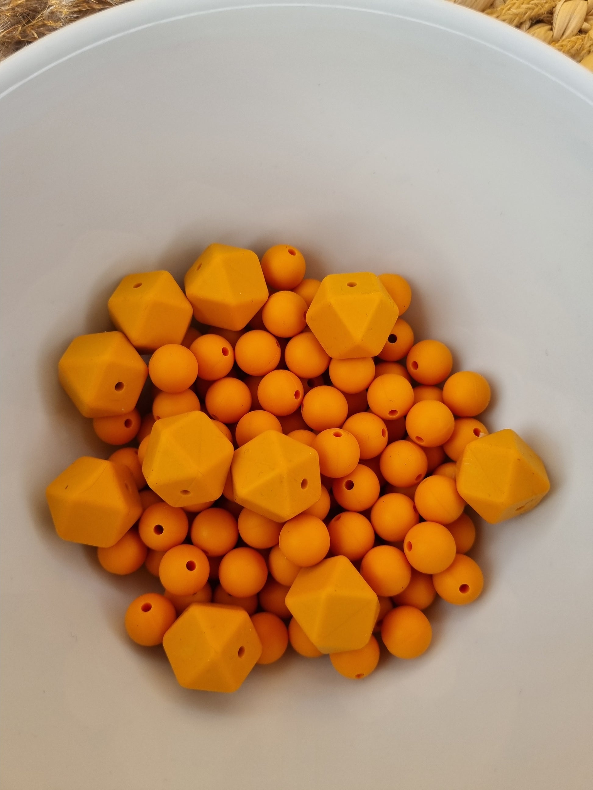 Siliconen kralen Pumpkin