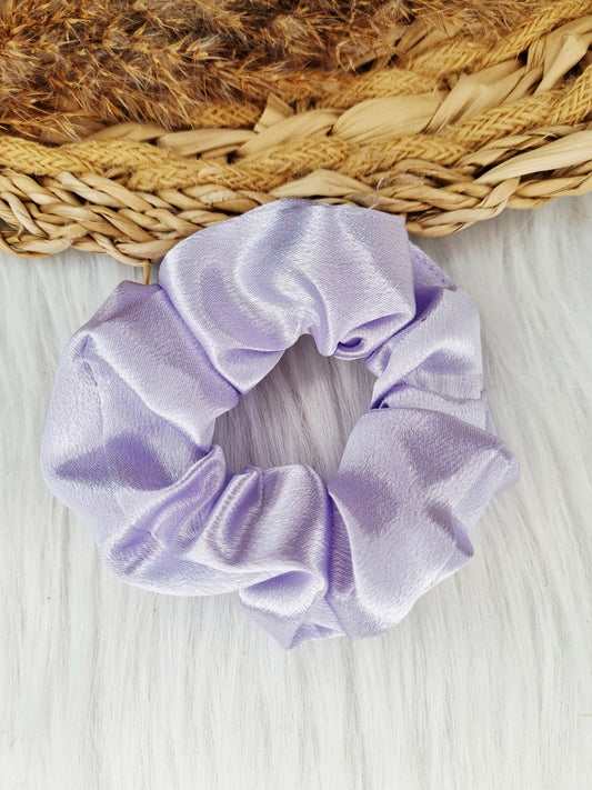 Luxe satijnen Scrunchie Lila