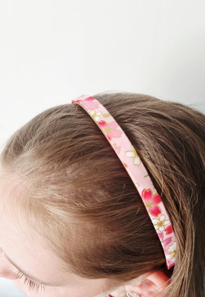 Diadeem cherry blossom roze
