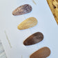 Leatherlook haarspeldjes luna ovaal
