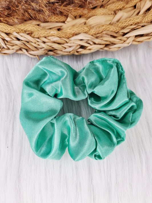 Satijnen Scrunchie Mint