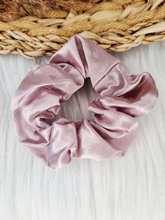 Luxe satijnen Scrunchie Oudroze